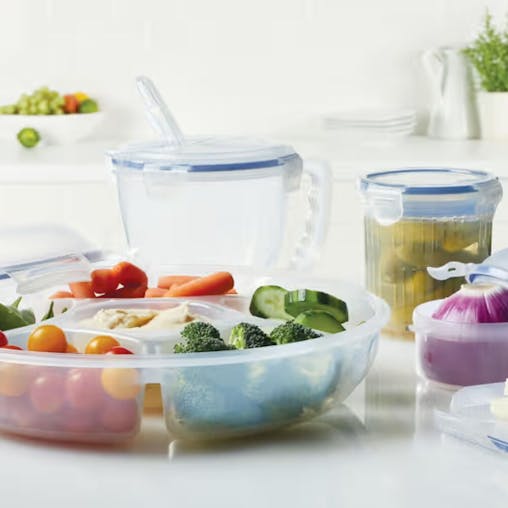 Lock & Lock 2.3L Chip n Dip Round Divider