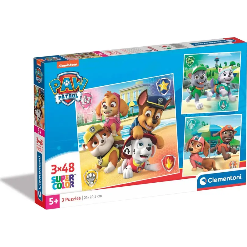 Puzzle 3er-Set Paw Patrol
