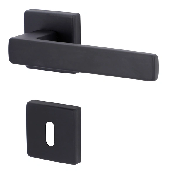 Türbeschlag, Aluminium, schwarz