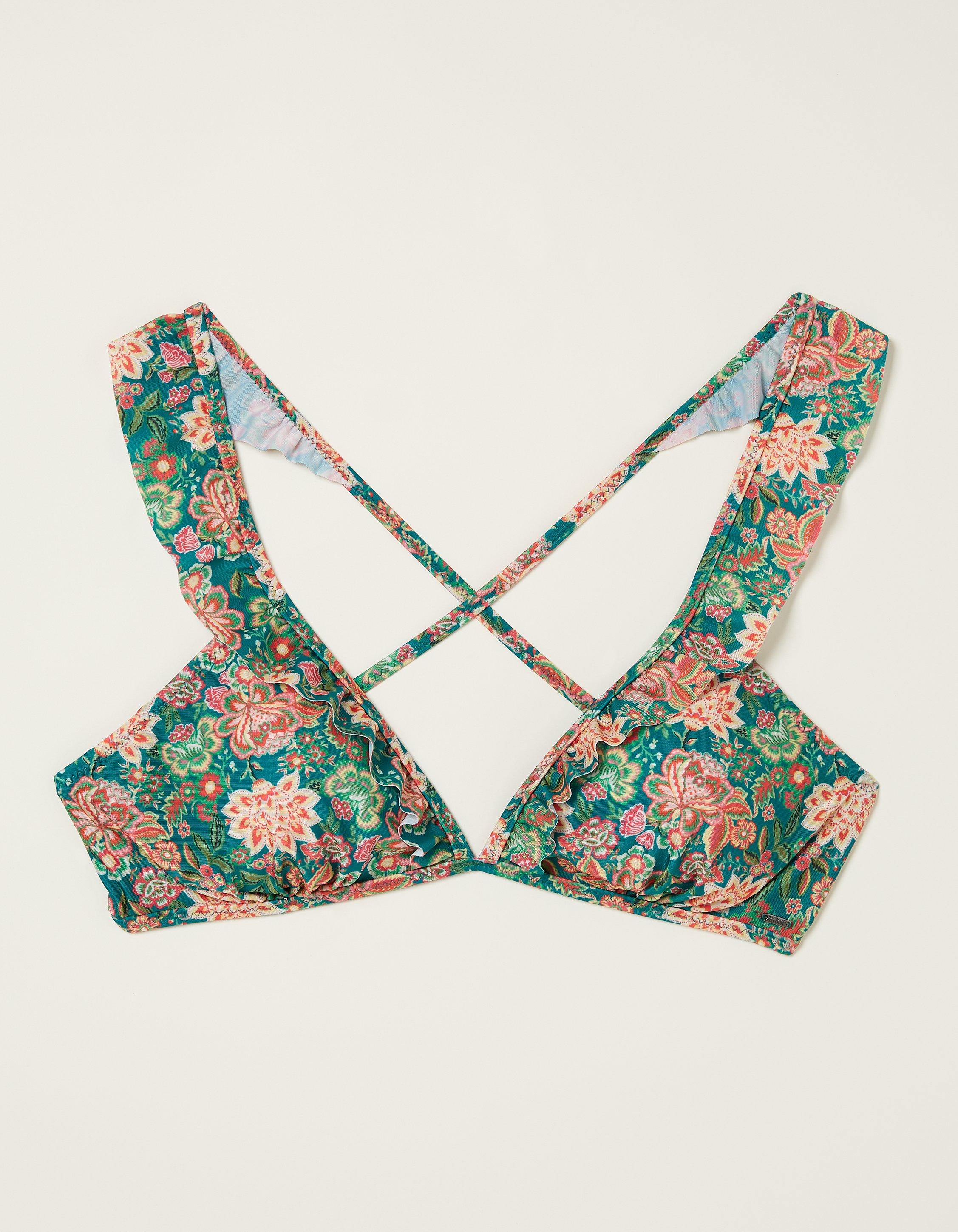 Paradise Frill Bikini Top