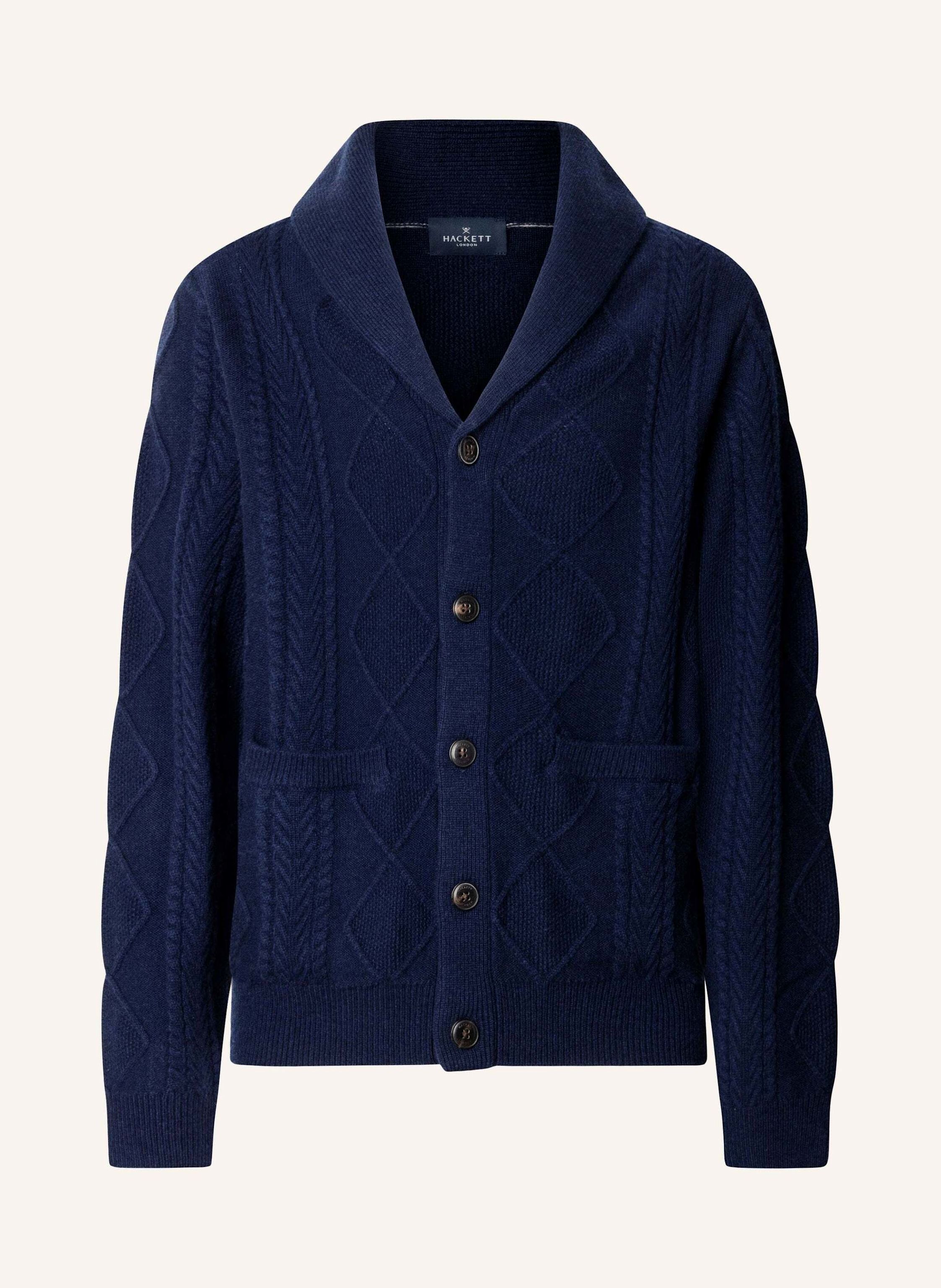 HACKETT LONDON Strickjacken Cardigan CABLE SHAWL CARDI