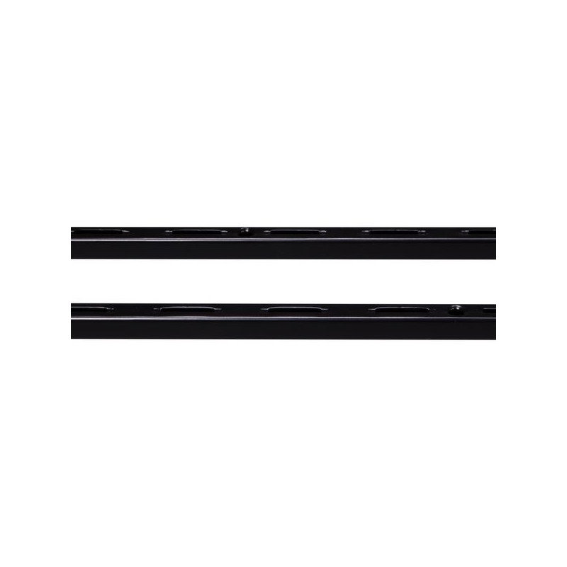 Crémaillère simple Classic 50 noire 100 cm 2 pièces ELEMENT SYSTEM