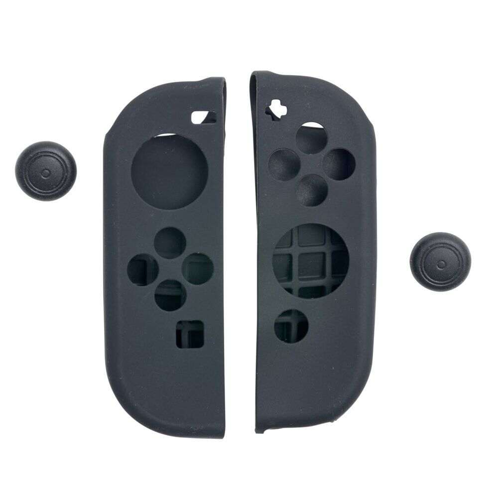 Protection pour manette compatible Nintendo Switch en silicone noir