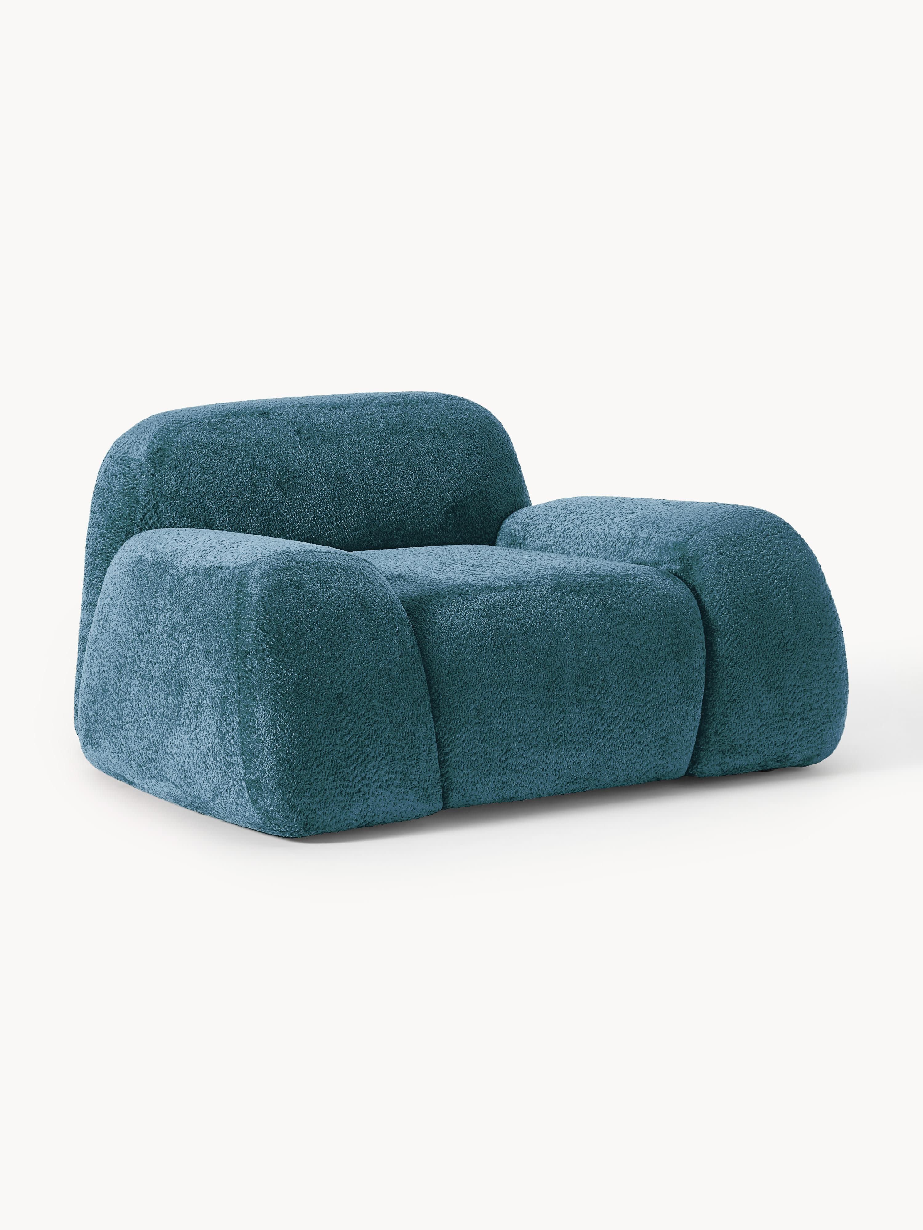 Loungesessel Wolke aus Teddy-Bouclé