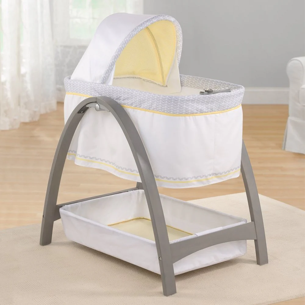 Summer Infant 'Put The Baby To Sleep' 11-piece Grey Chevron Bassinet/ Video Montior and Sleep Essentials