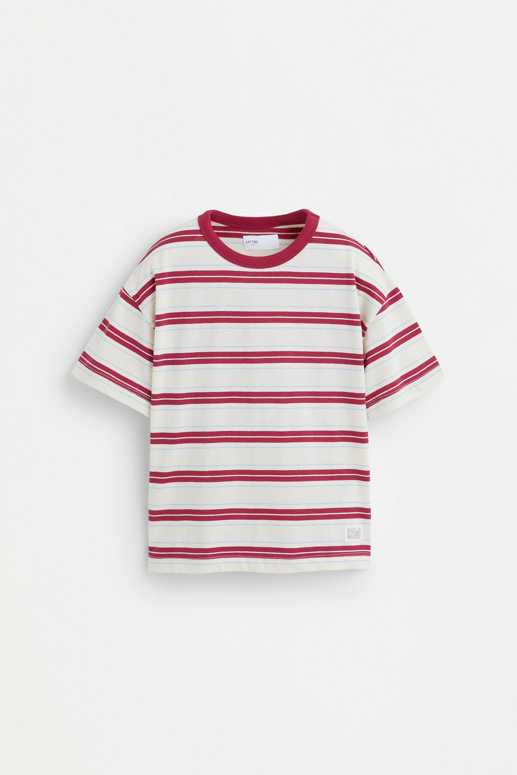 Niño | Camiseta rayas rojas