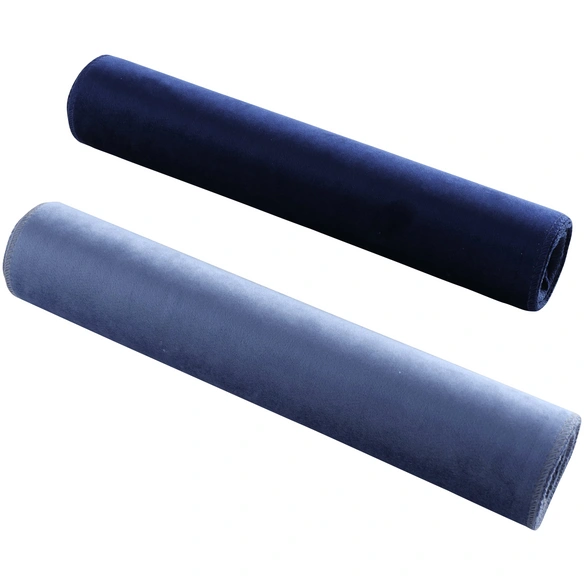 Deko-Stoff »Velvet«, 35 cm, Polyester, blau