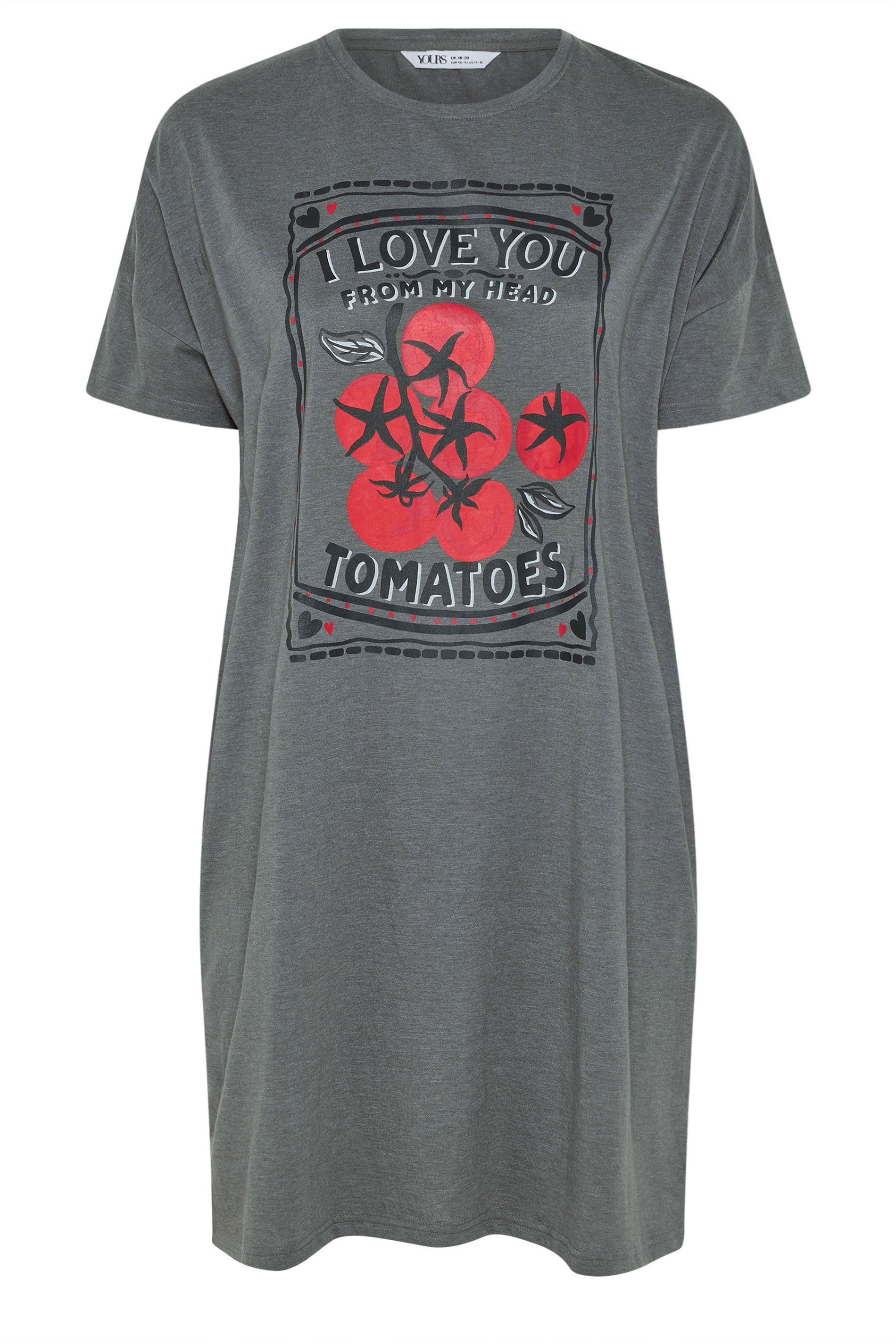 Yours Tomato Graphic Nightdress
