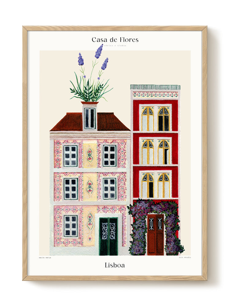 Matos - Casa de Flores - Lisboa III - PSTR studio Kunst Poster