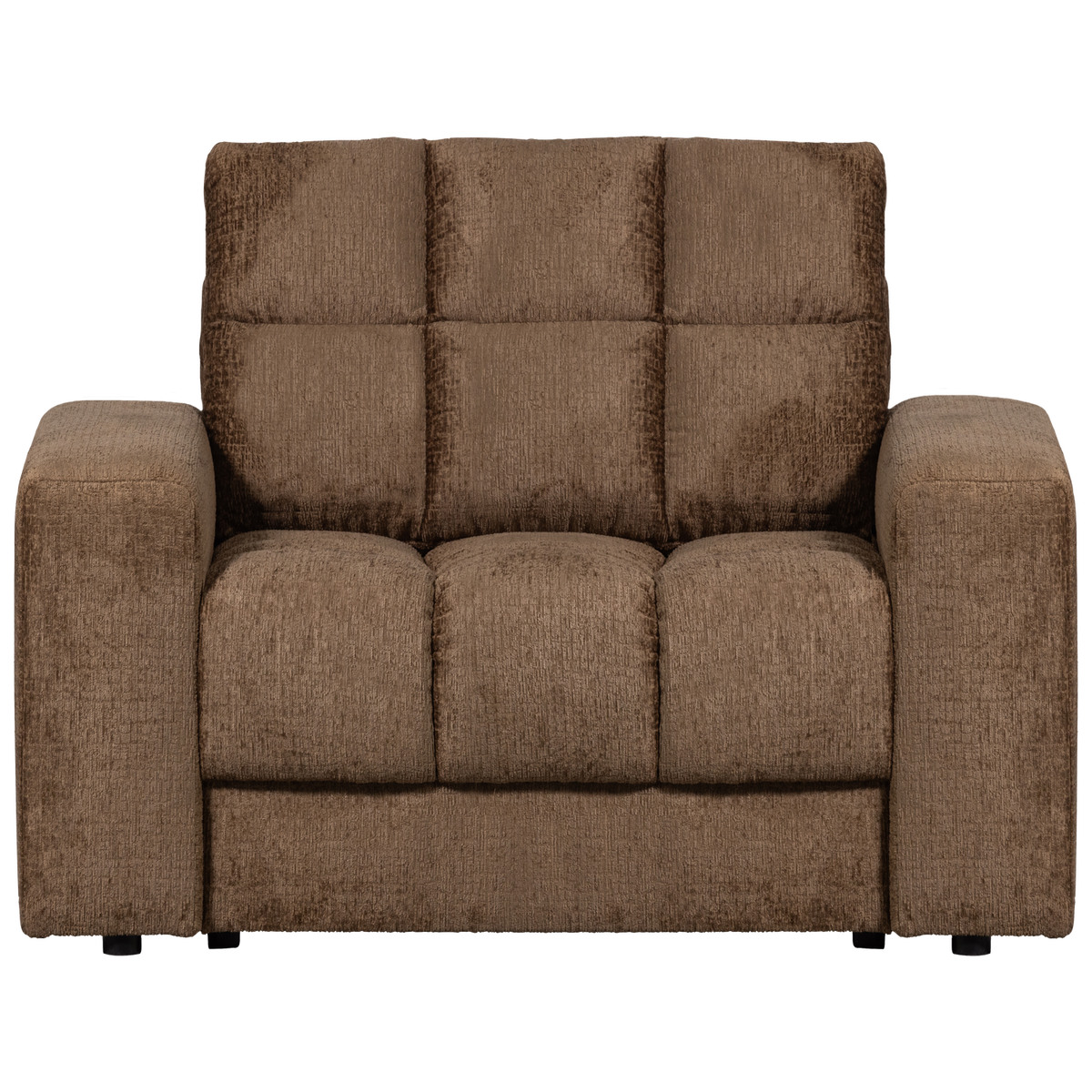 WOOOD fauteuil Second Date - Structure Velvet - Brass - 78x103x99