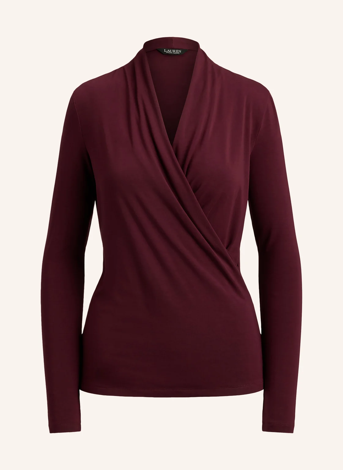 LAUREN RALPH LAUREN Longsleeve in Wickeloptik