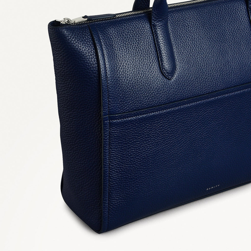 Oak Street - Medium Ziptop Tote Bag