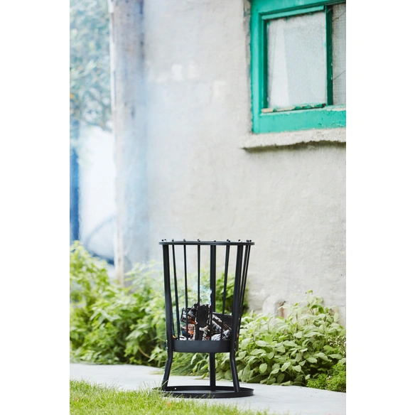 Feuerkorb »Modern«, ⌀xH: 40 x 62 cm, Stahl, schwarz