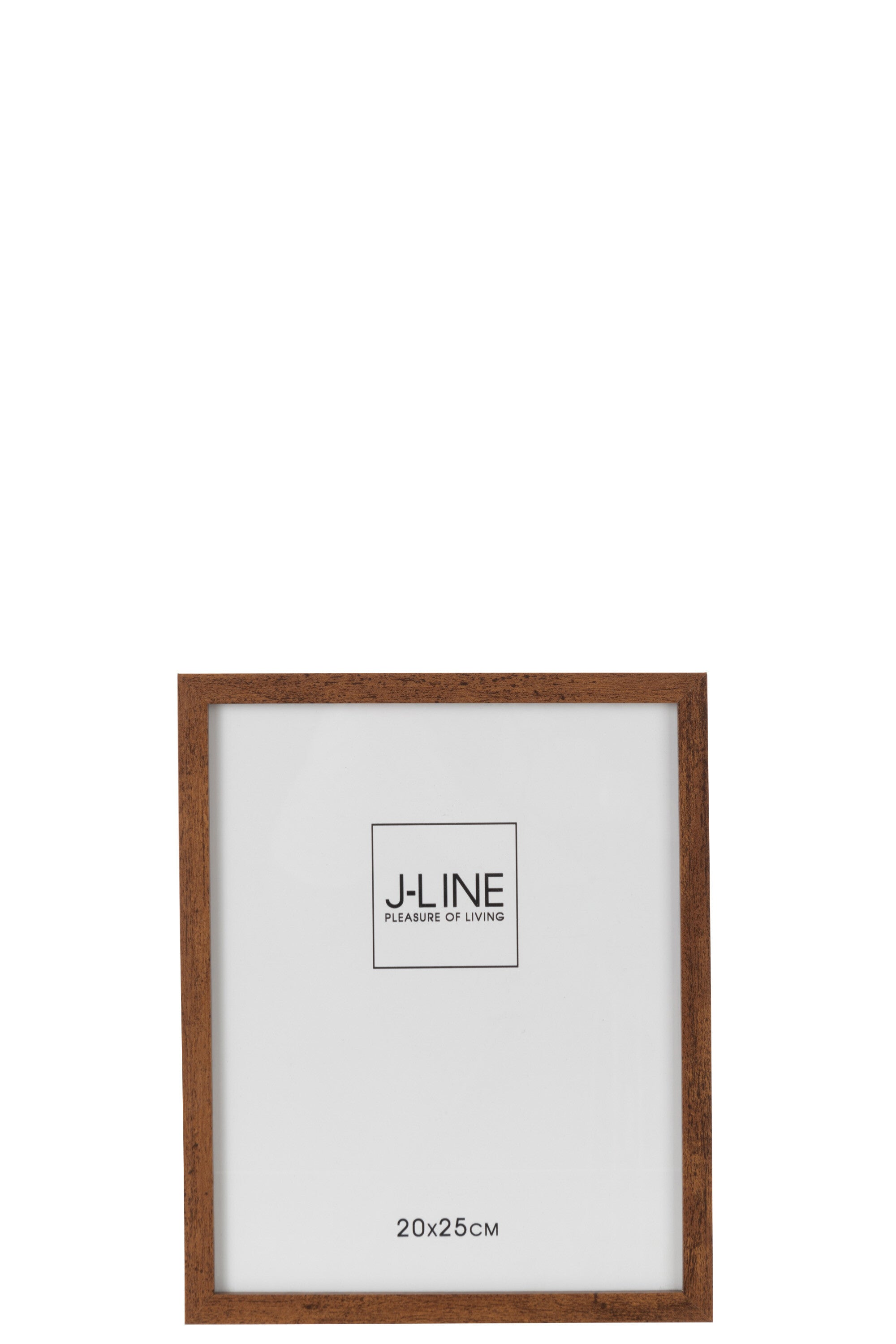 J-Line fotolijst Basic - hout - donkerbruin - medium - 2 stu