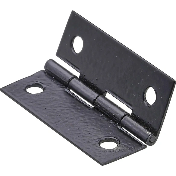 Scharnier, 25x18 mm, Stahl, schwarz