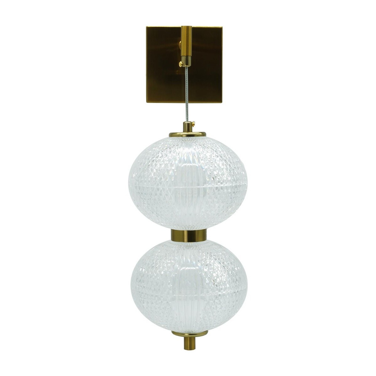 Kinkiet Amerillaczarny LED 2x30W 3000lm wym:46x15x15cm IP20 IdeaLED