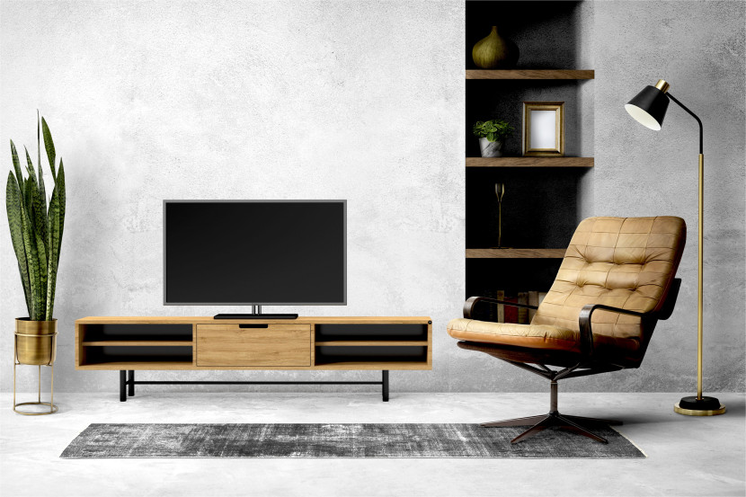 Emra Wood RTV-66 Szafka Rtv Dąb Loft