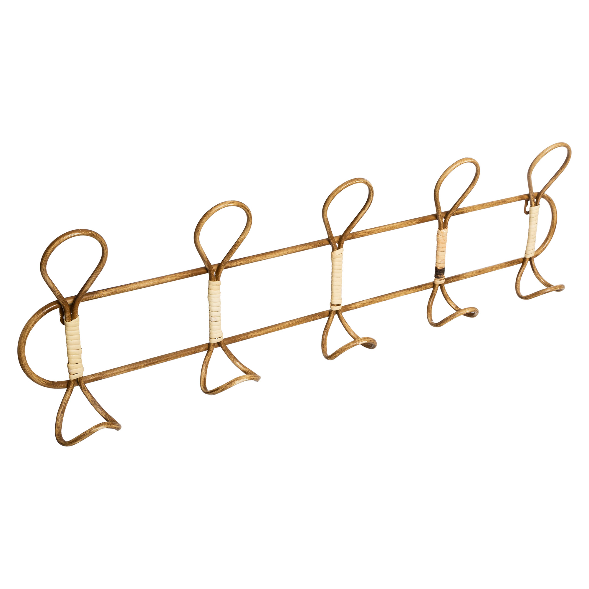 Cabide de parede dourado