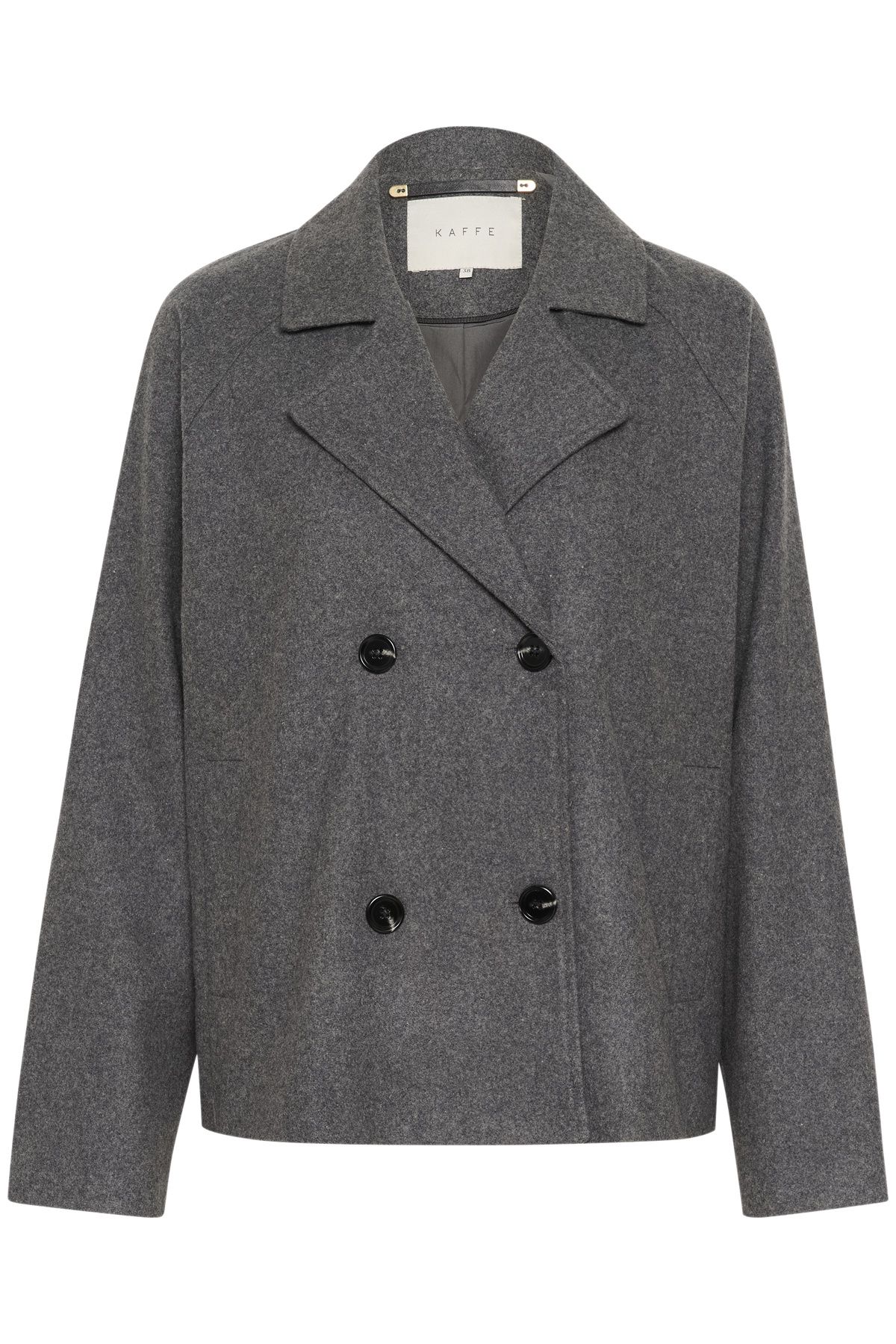 Kaffe Fanny Double-breasted Hip Length Coat