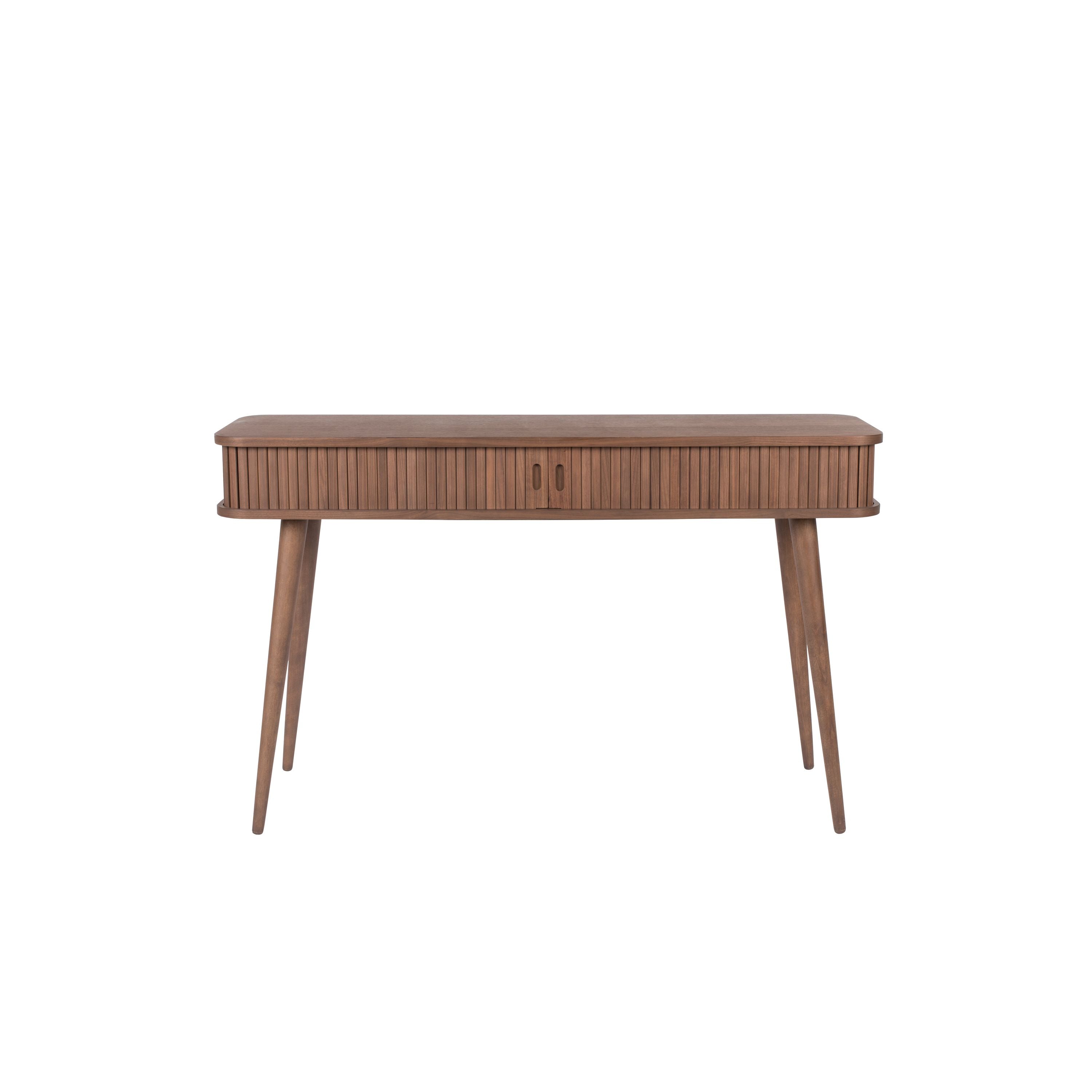 Zuiver Barbier Consoletafel/ Wandtafel Hout Walnoot - Bruin