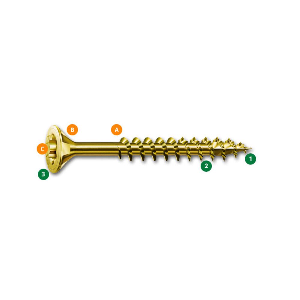 TRESKRUE TFT 4,5X40MM 500STK/PK