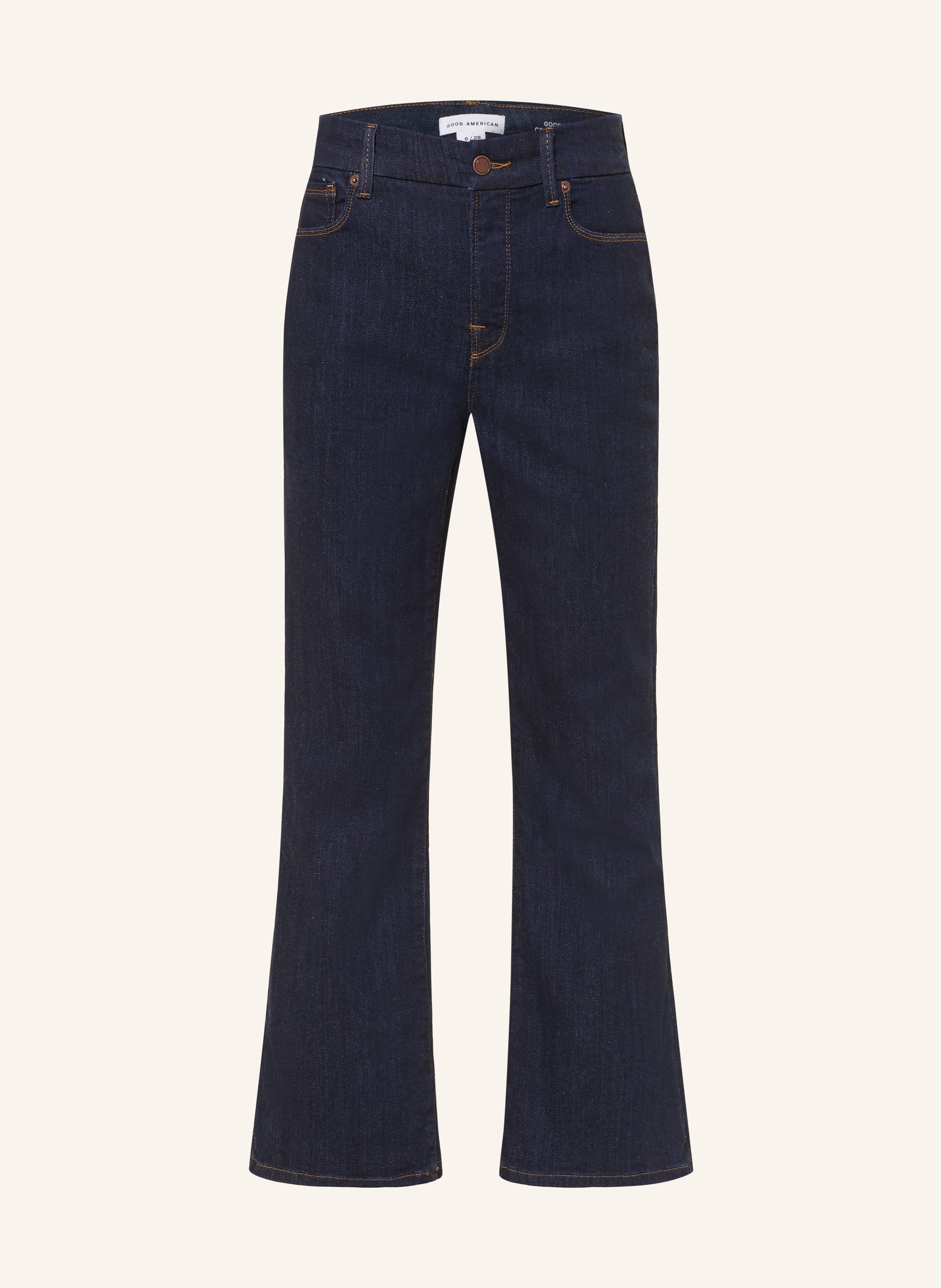 GOOD AMERICAN Cropped-Jeans