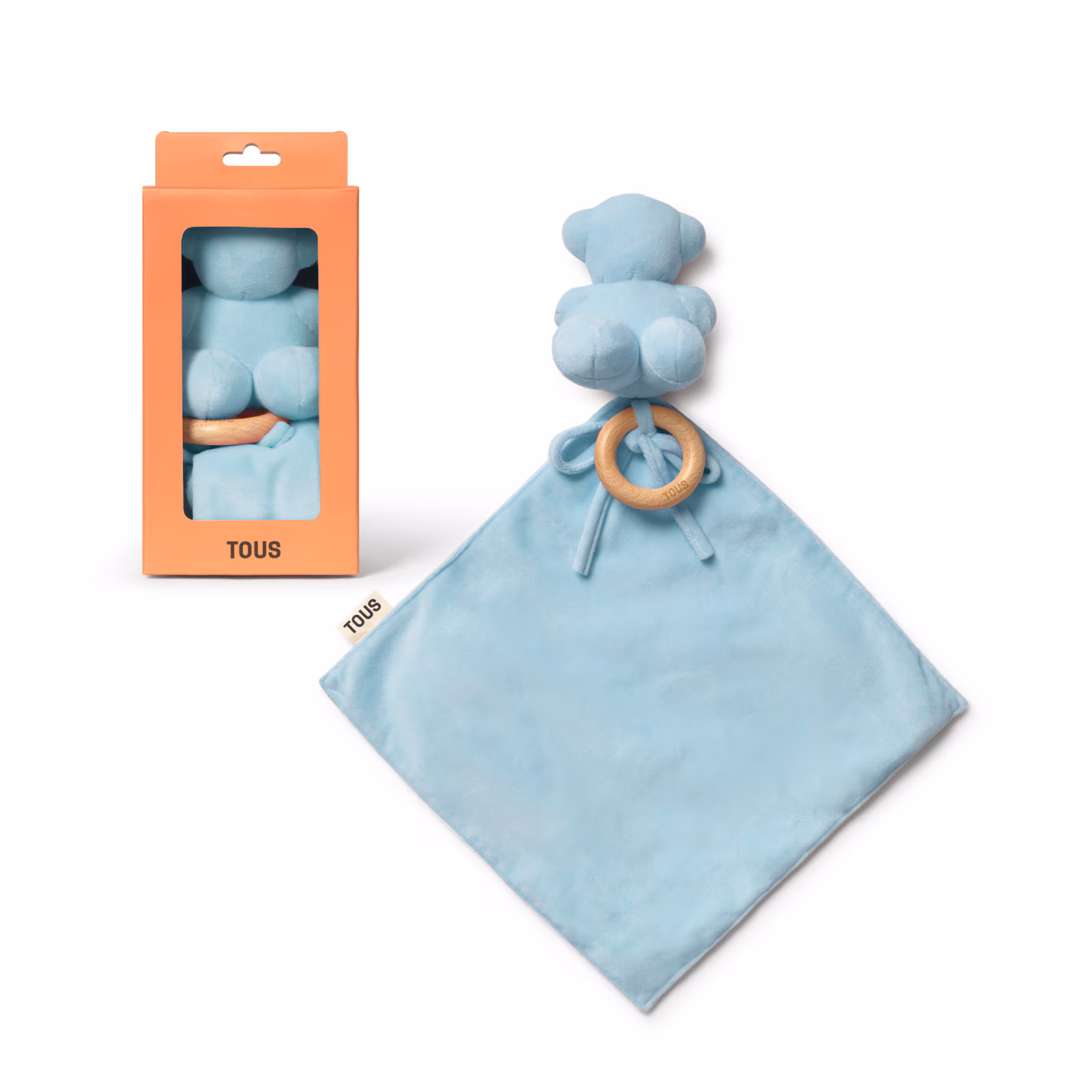 Mantita de compañía de bebé TBear celeste