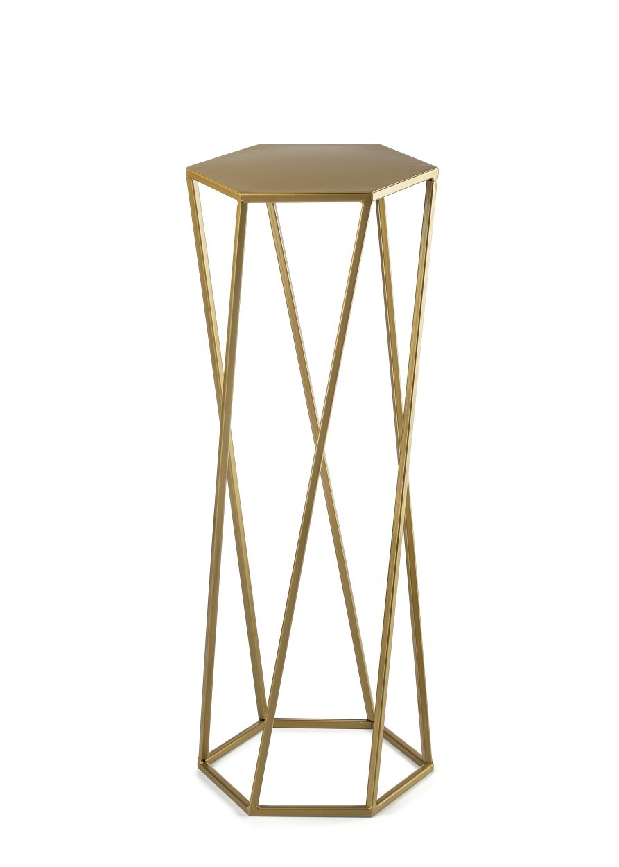 Kwietnik stojak na rośliny złoty 70 cm GLAM