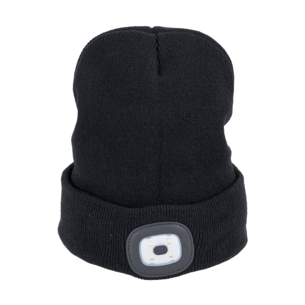 Bonnet avec lampe frontale LED intégrée (2 modèles)