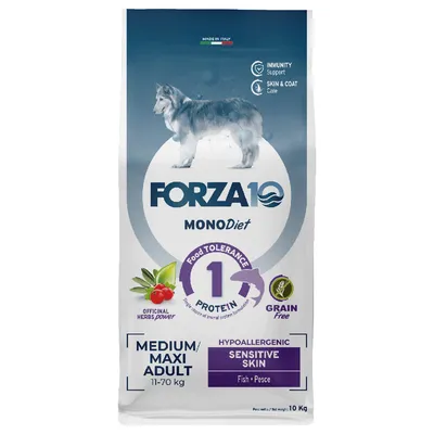 Forza10 Diet Medium & Large Mono Sensitive Skin with Fish