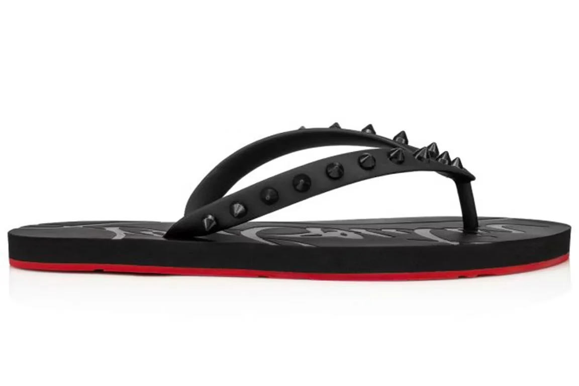 Christian Louboutin Loubi Flip Slide