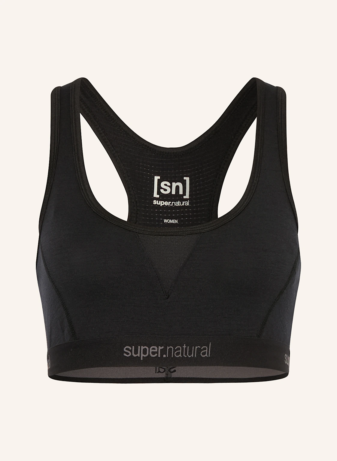 super.natural Sport-BH TUNDRA220 SEMPLICE mit Merinowolle