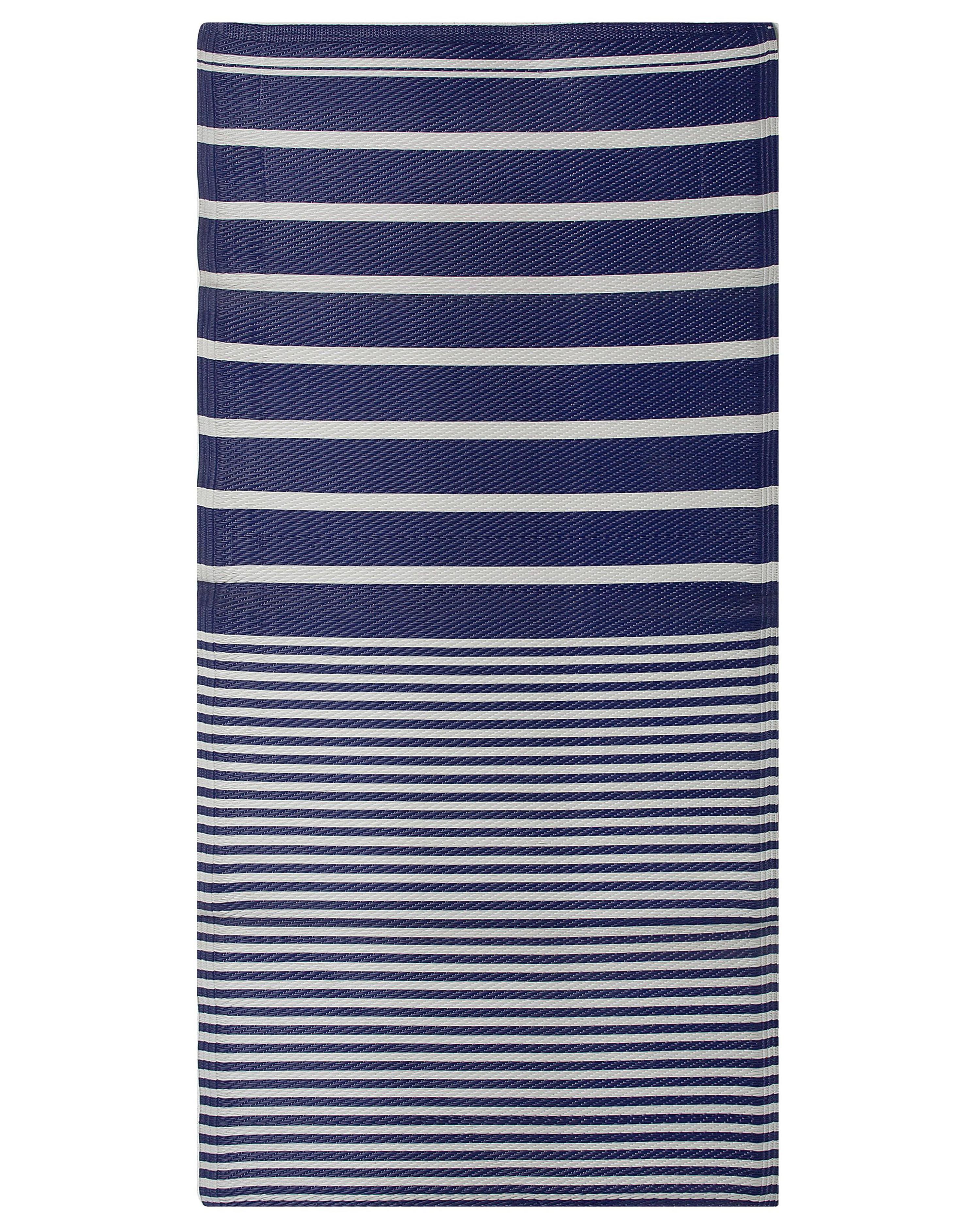 Outdoor Rug HALDIA Navy Blue 90 x 180 cm