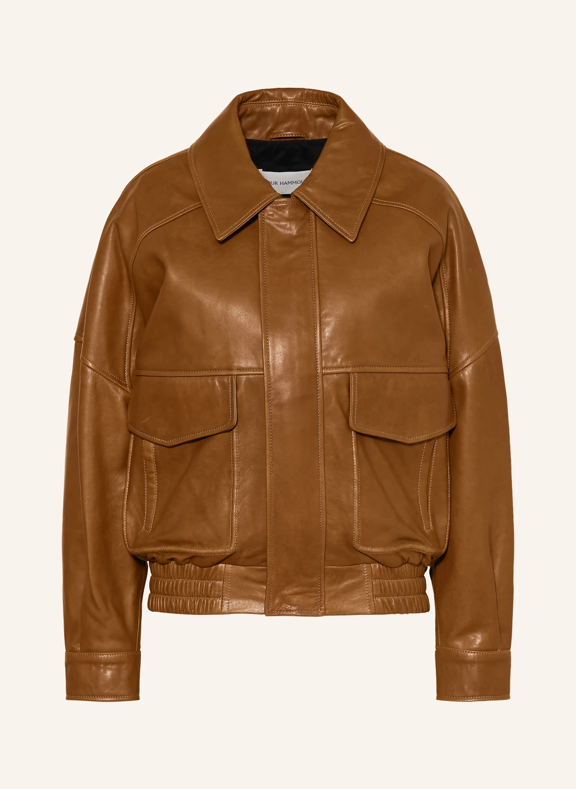 NOUR HAMMOUR Lederjacke RUNA