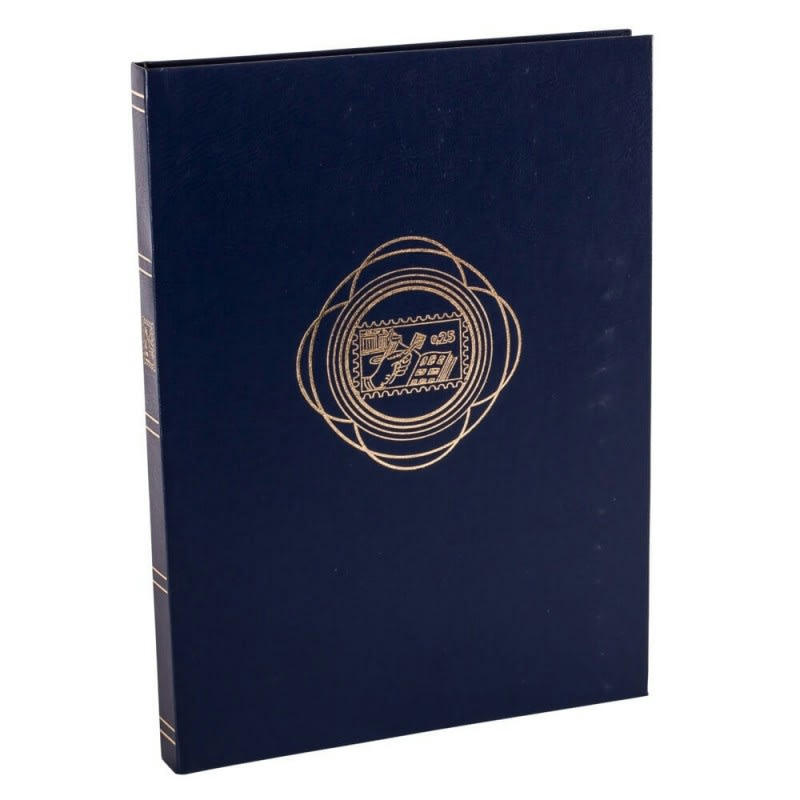 ATHENA - Album Philatélie bleu 1700 timbres