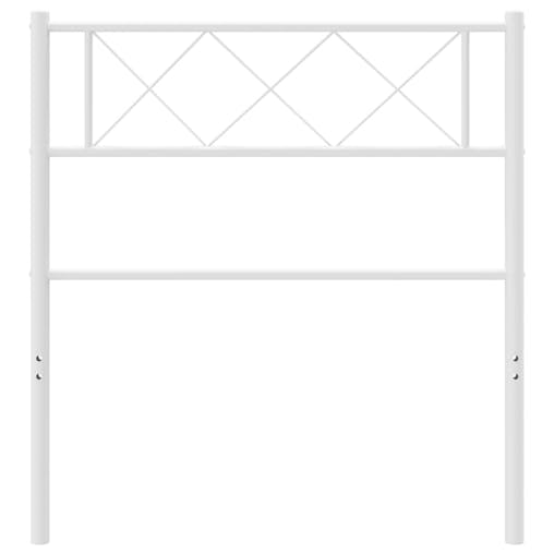 NNEVL Metal Headboard White 90 cm