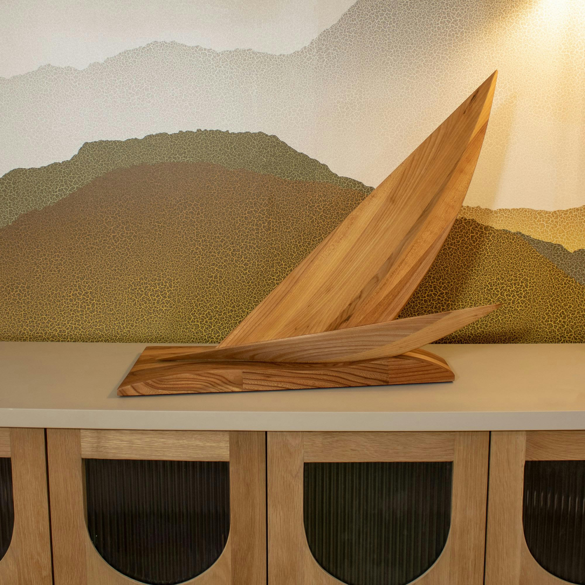 DUICK - Voilier décoratif en orme massif