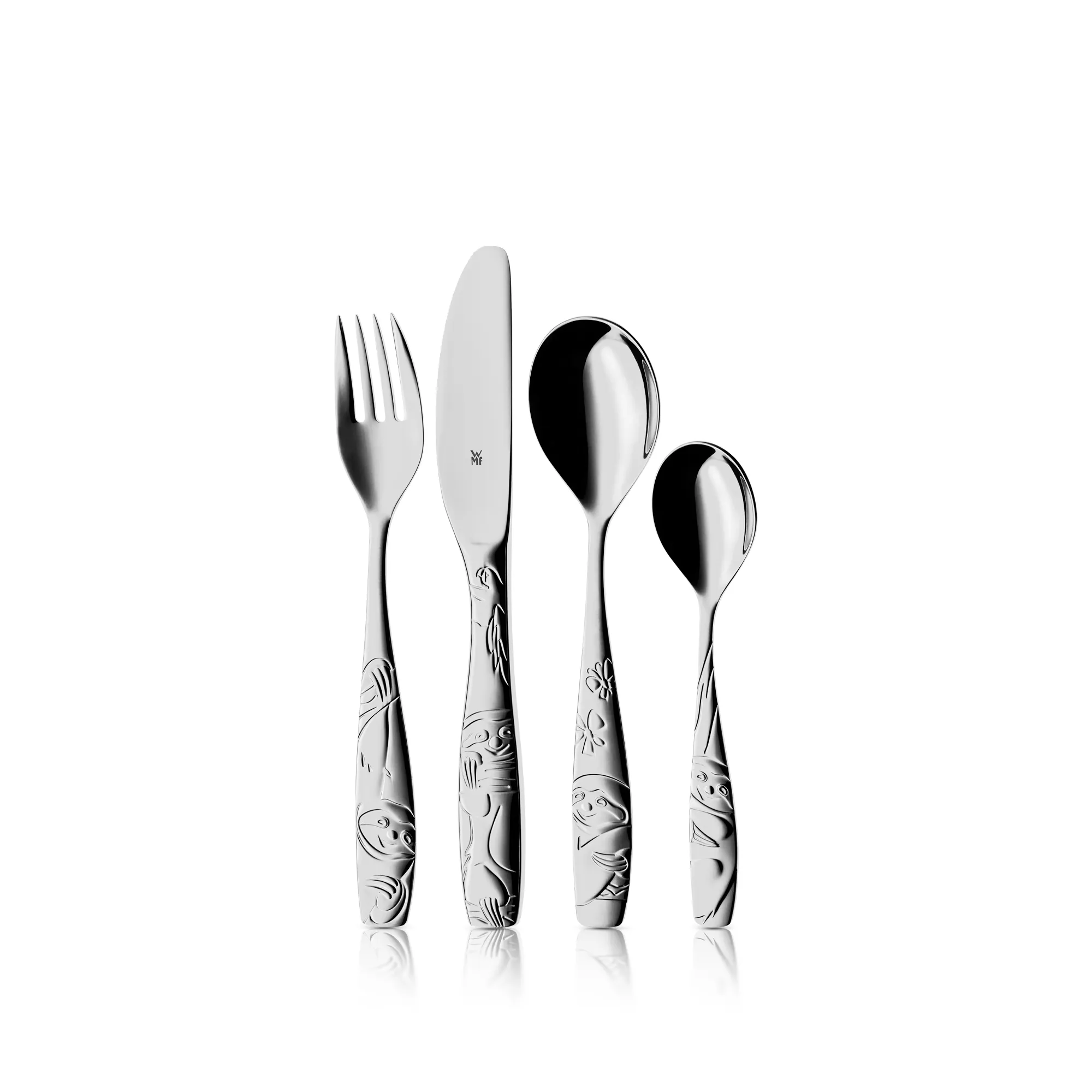 Kids cutlery set Sloth Tommi, 4-piece