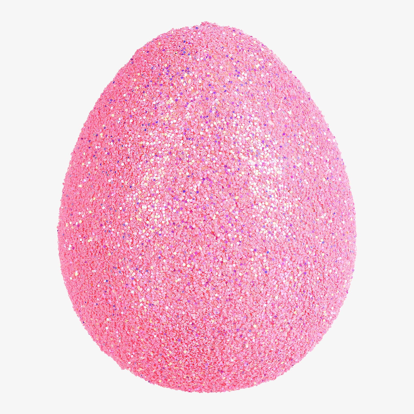 Deko-Objekt Glitzer-Ei Pink, ⌀ 12 cm, H 150 mm