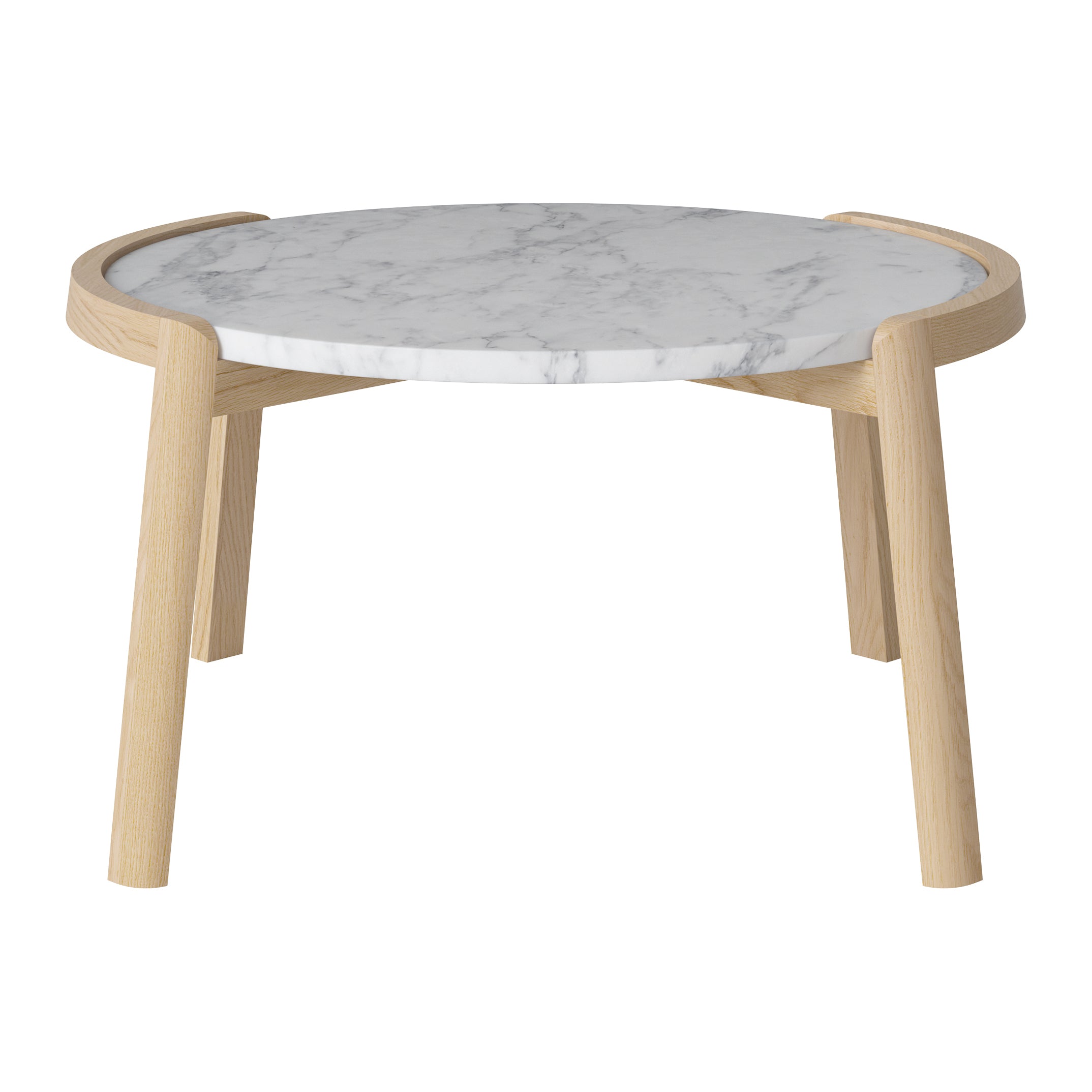 Bolia Mix Salontafel Medium - Wit / Marmer - Witgepigmenteerd Geolied