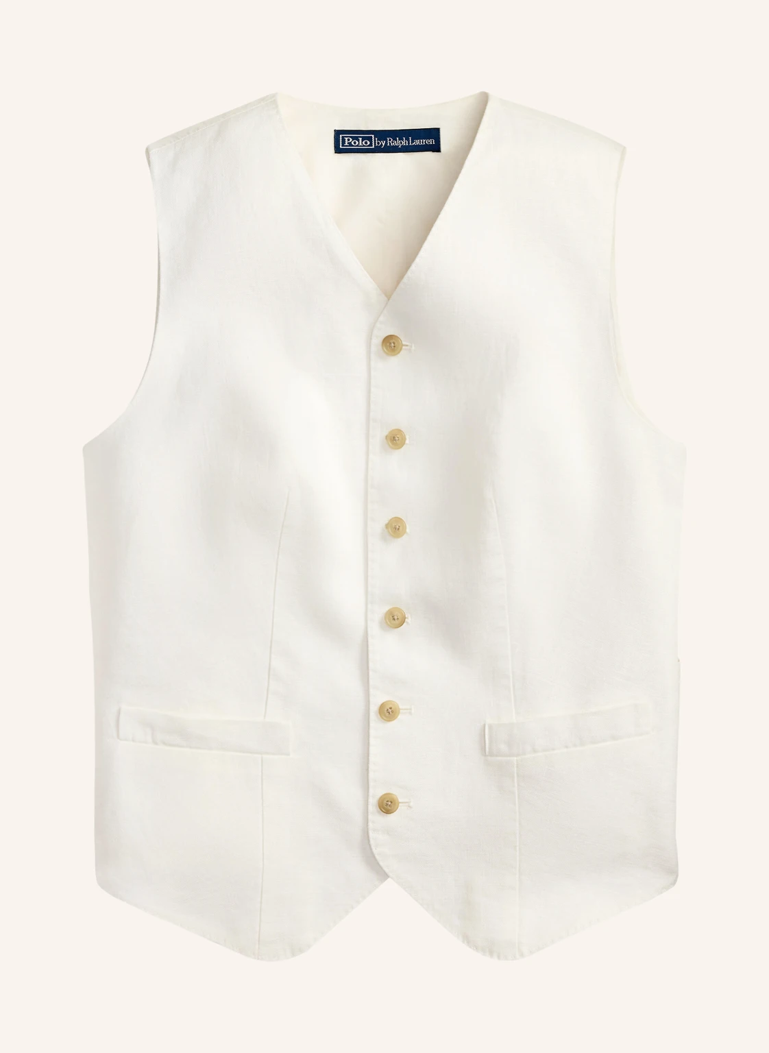 POLO RALPH LAUREN Blazerweste mit Leinen