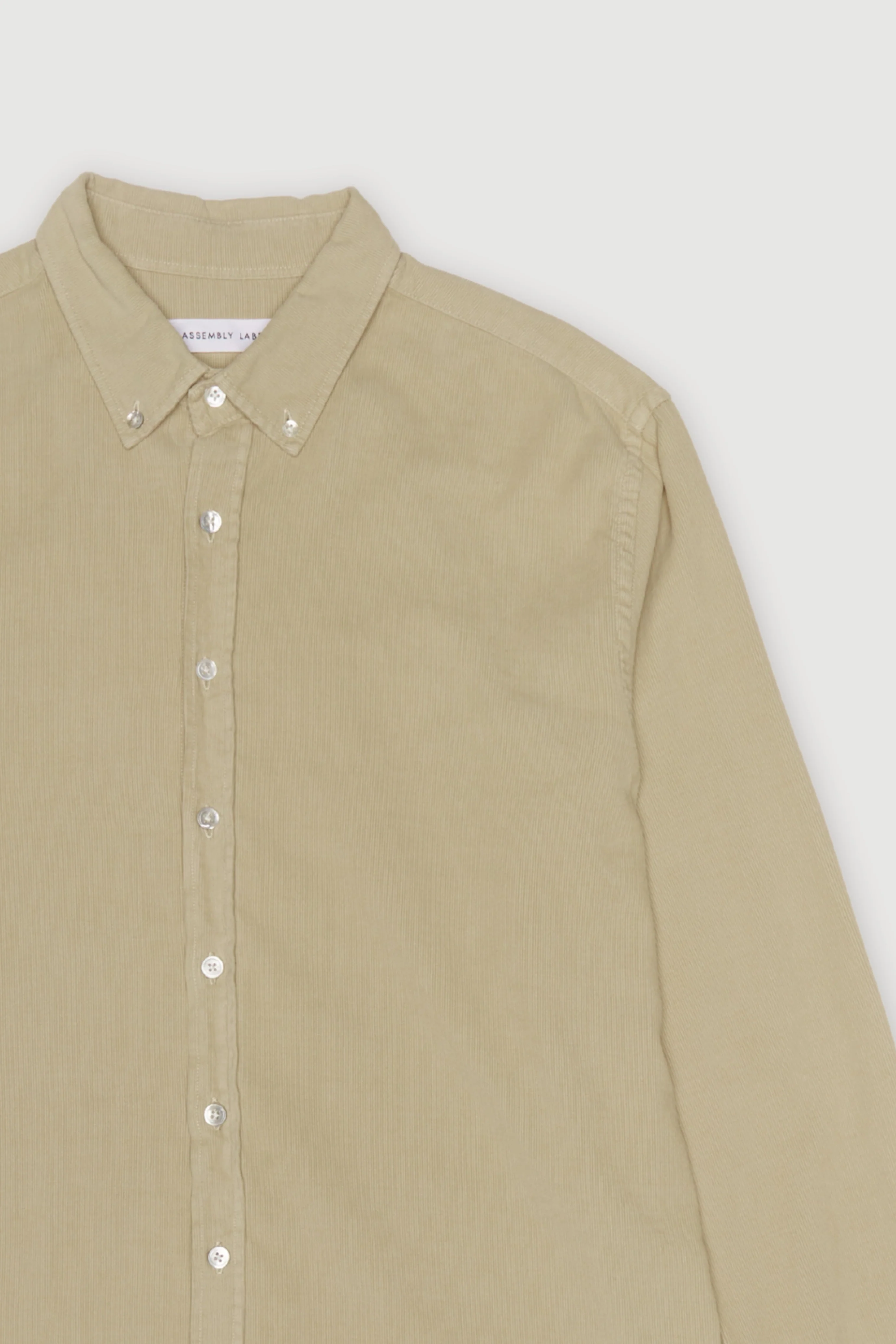 Re-Worn Mens Cotton Cord Long Sleeve Shirt