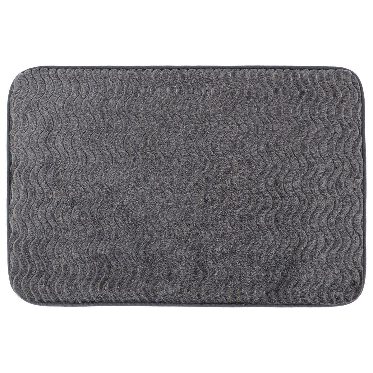 Tapete wc cinza escuro 60x40cm