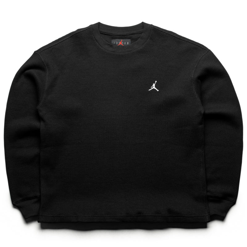 Jordan Flight Mountainside Waffle L/S Tee - Black/White