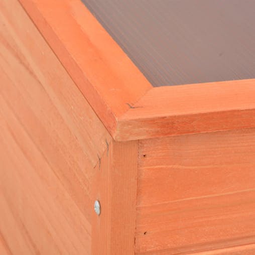 NNEVL Greenhouse Wood 100x50x34 cm