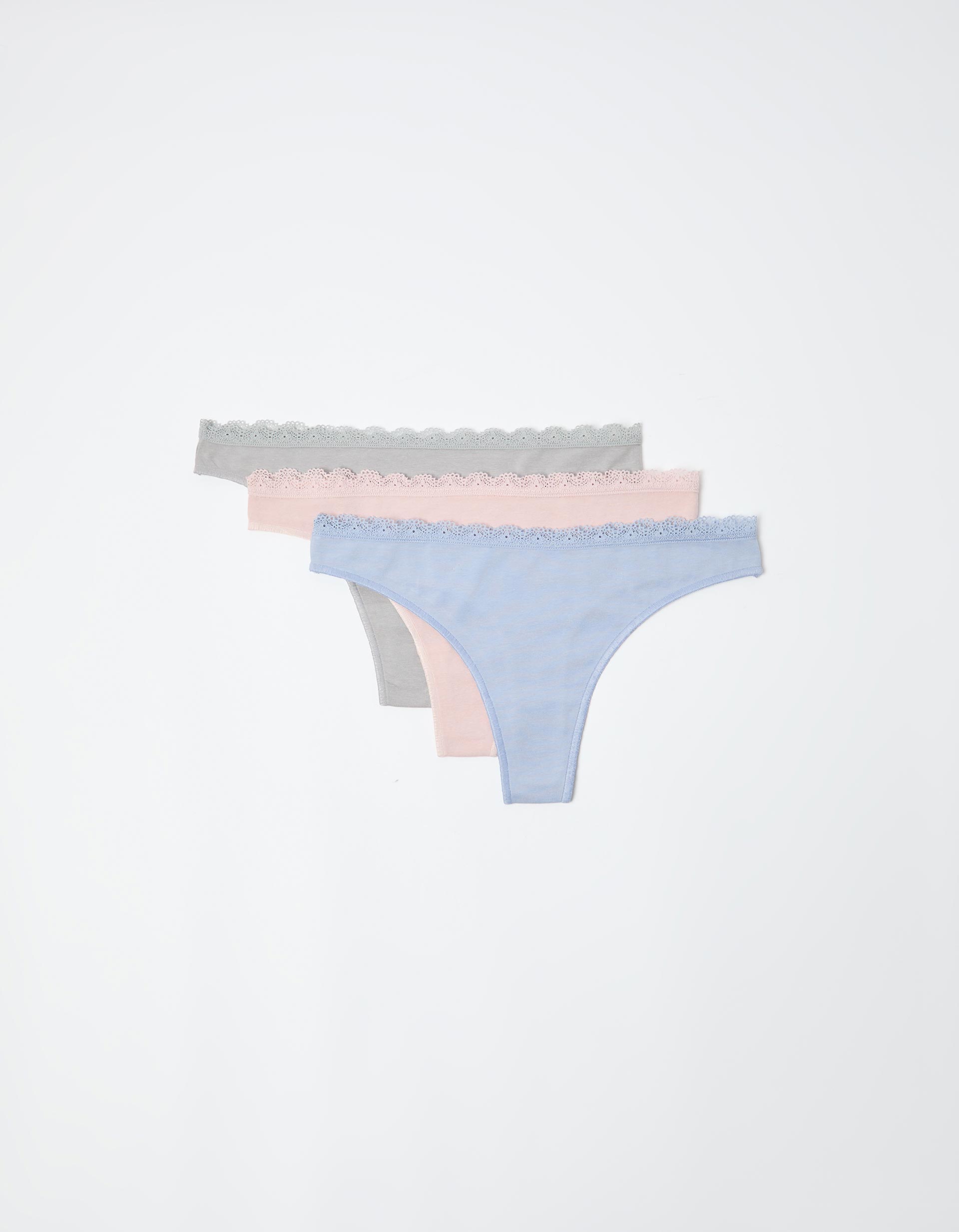Pack 3 Cuecas, Mulher, Azul