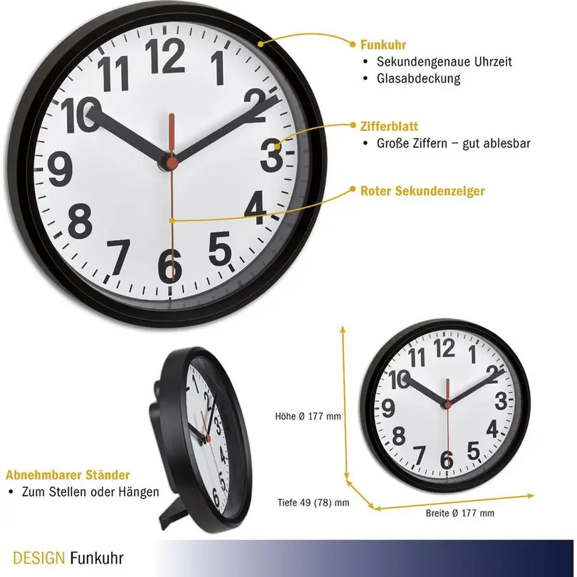 Wanduhr TFA