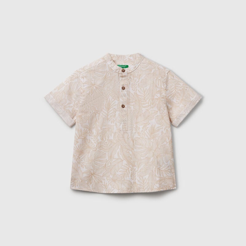 Tropical print shirt