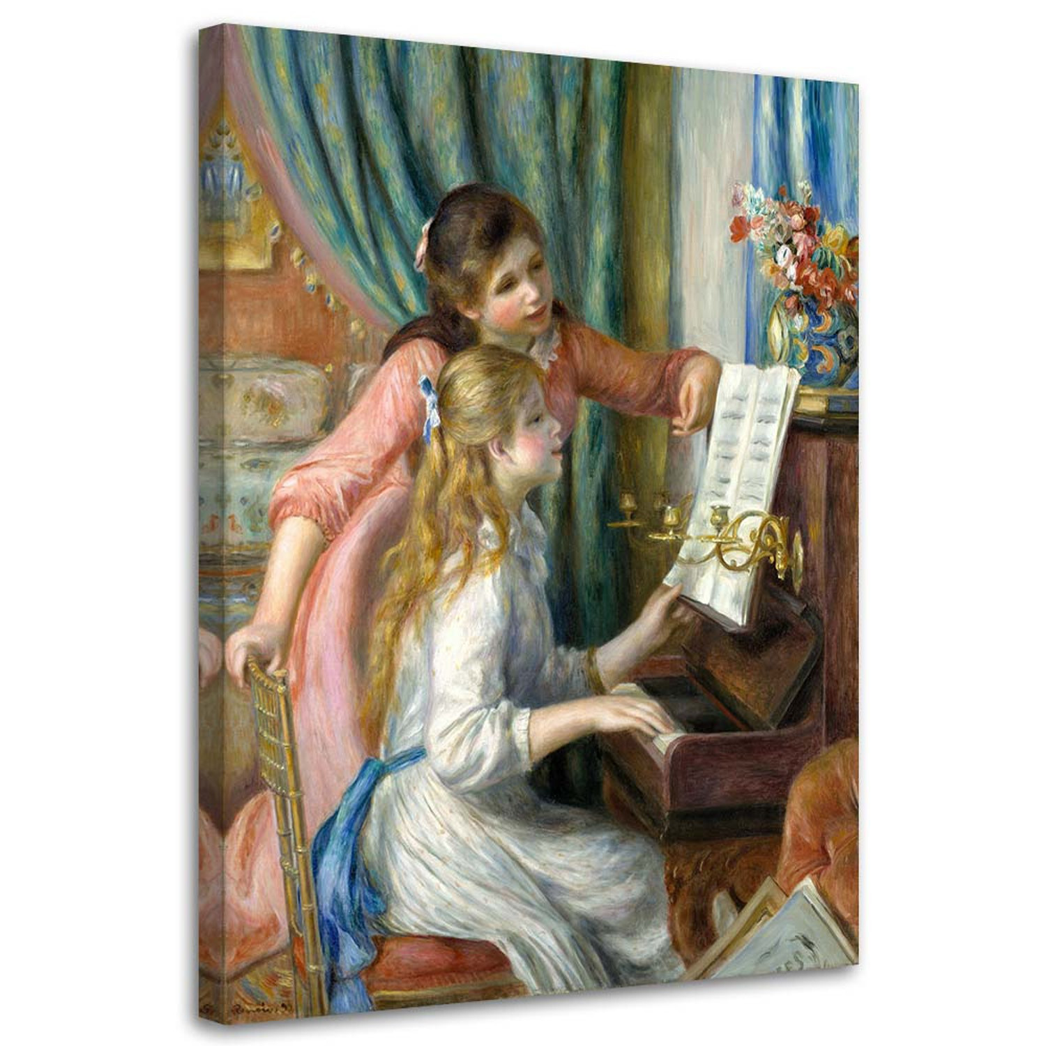 Feeby Obraz na płótnie Dziewczęta przy pianinie 40x60