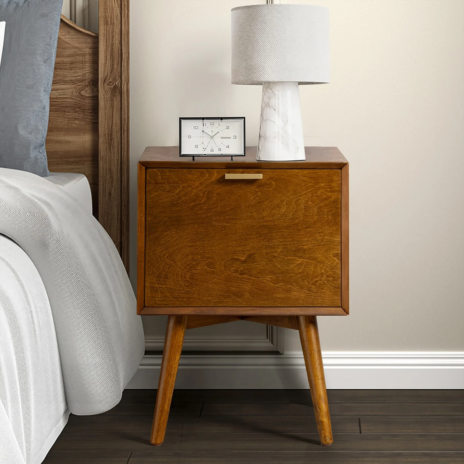 Isabel Mid-Century 2 - Drawer Wood Nightstand by HULALA HOME